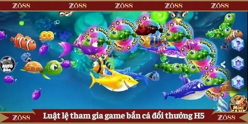 Luật lệ tham gia game bắn cá đổi thưởng H5